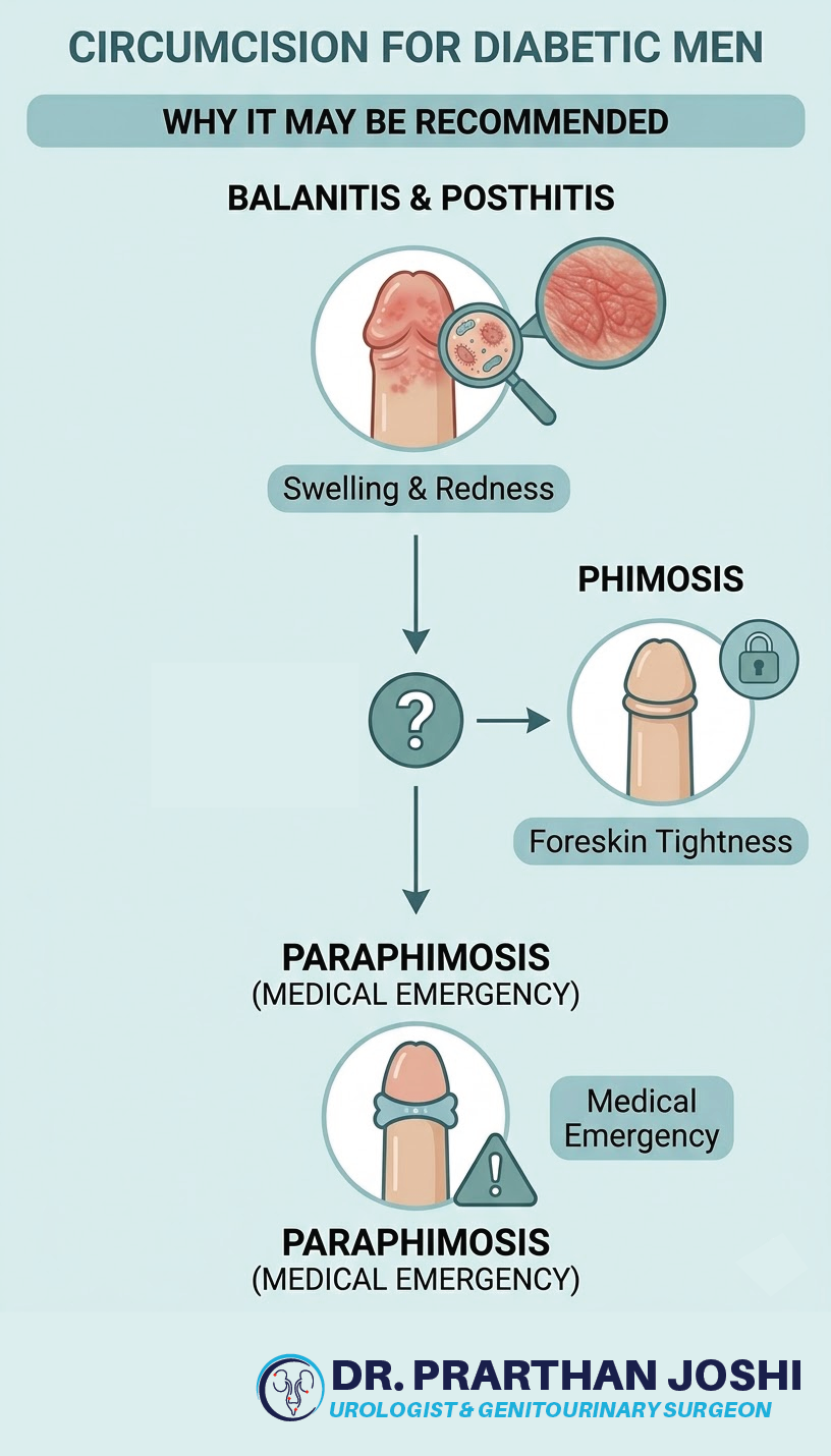 Circumcision Treatment For Diabetic Man in Ahmedabad