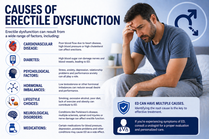 Causes of Erectile Dysfunction