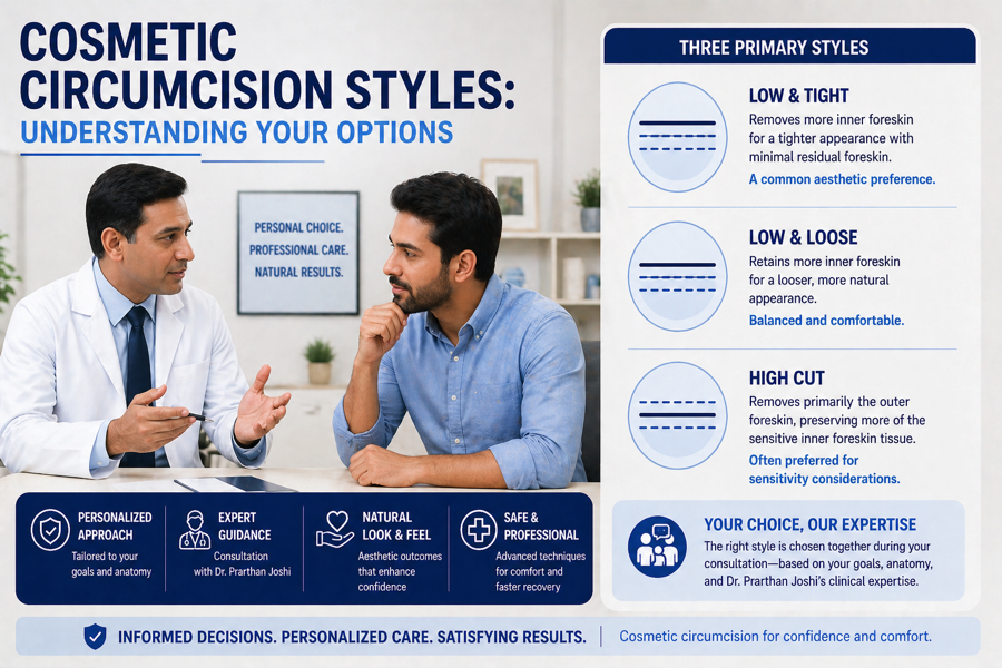Cosmetic Circumcision Styles Understanding Your Options