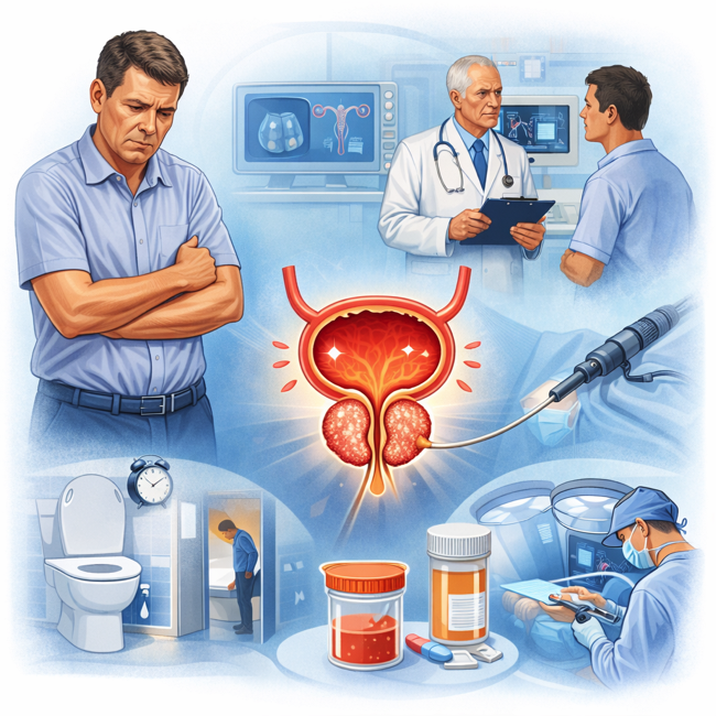 Enlarged Prostate (BPH): Symptoms, Diagnosis, and Treatment Explained