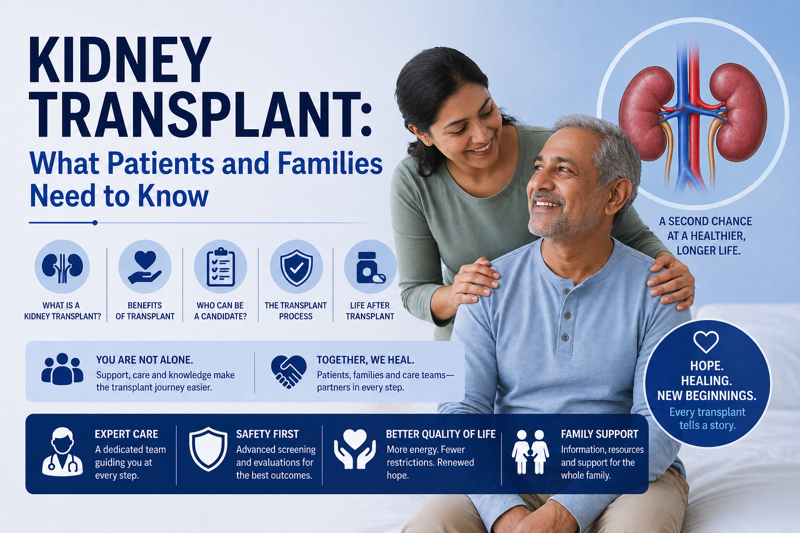 Kidney Transplant What Patients and Families Need to Know: Kidney Transplant in Ahmedabad