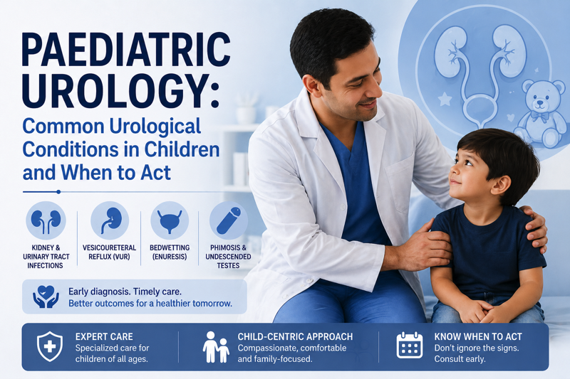 Paediatric Urology Common Urological Conditions in Children and When to Act: Paediatric Urologist in Ahmedabad