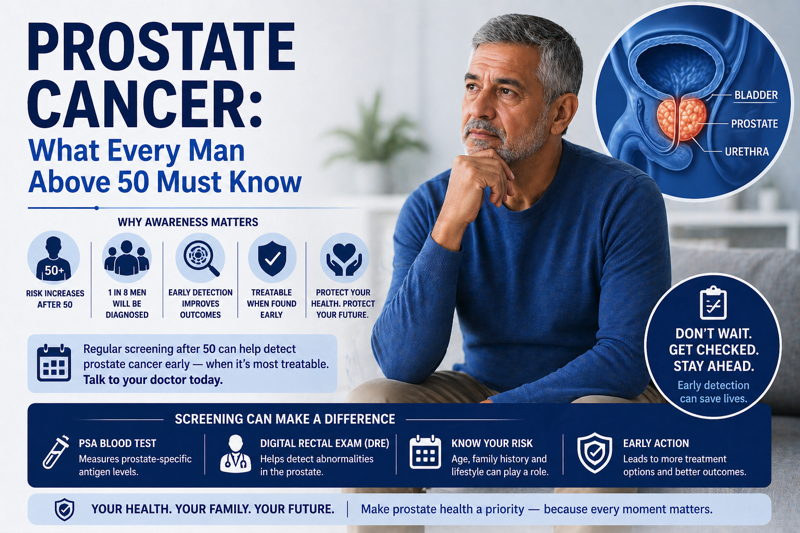 Prostate Cancer What Every Man Above 50 Must Know: Prostate Cancer Treatment in Ahmedabad